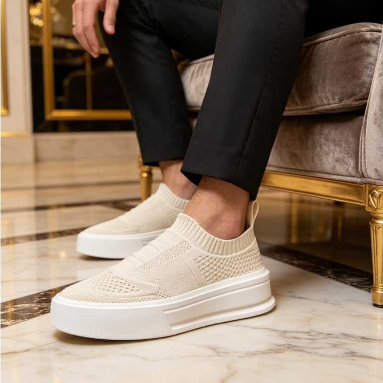 Tênis Meia Masculino Slip On Calce Fácil Leve Linha Premium Alfa Sumiit Casual