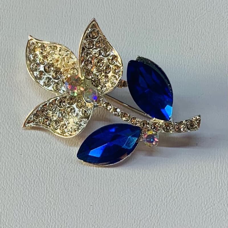 Broche Brilhante para Roupas, Embeleze seus looks, Flores e borboletas