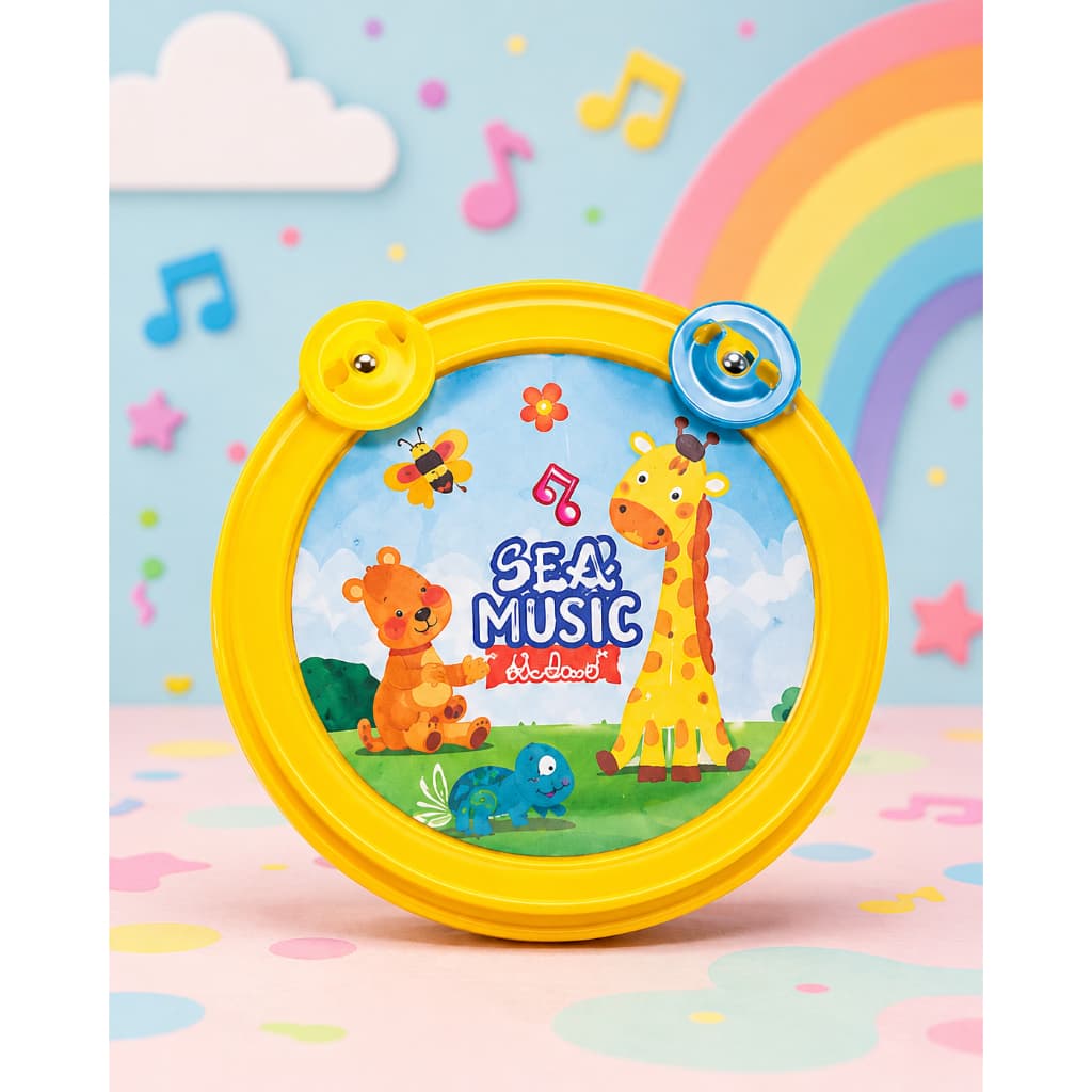 Instrumento Musical Infantil Pandeiro Brinquedo Educativo