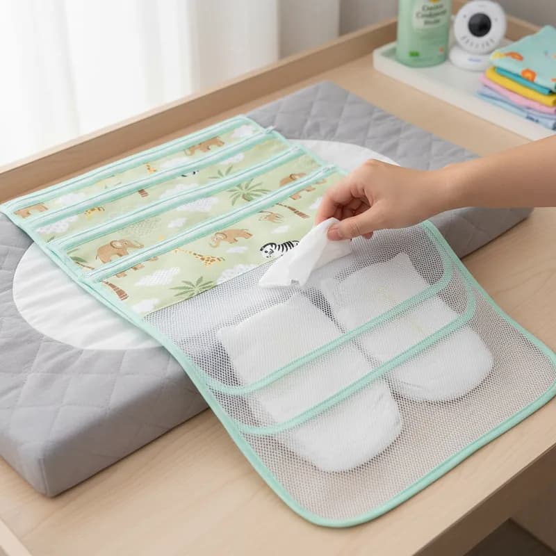 Kit 4 saquinhos maternidade COM ZÍPER em telinha