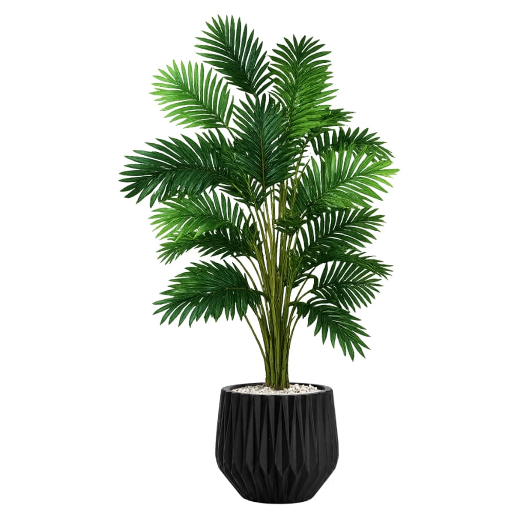 Planta Artificial Palmeira Areca Grande com Vaso Sofisticado