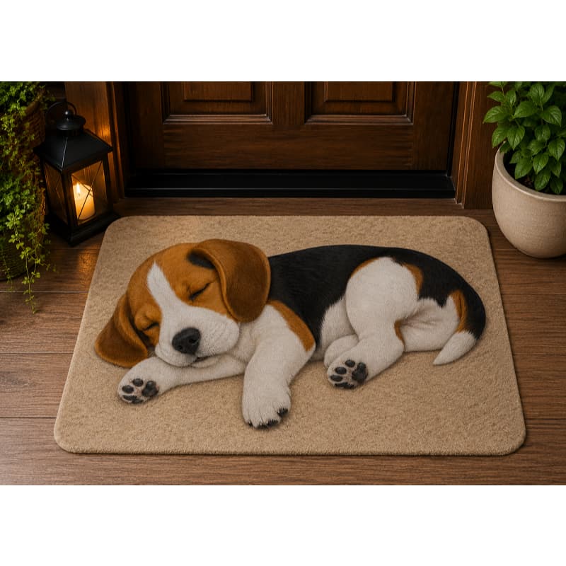 Tapete de Entrada  Antiderrapante Cachorro 70x50