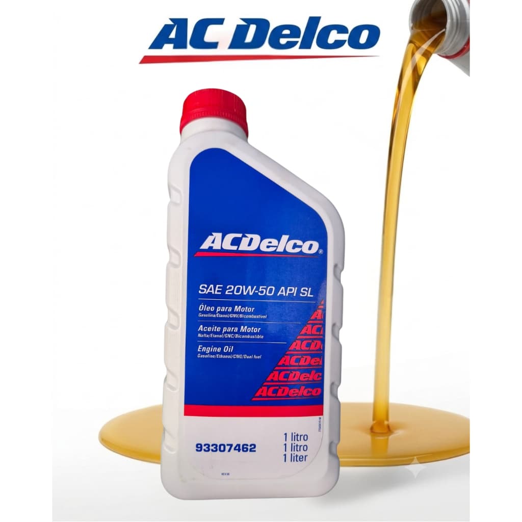 Óleo De Motor 20w50 Mineral API SL ACDelco Original GM 93307462 1L