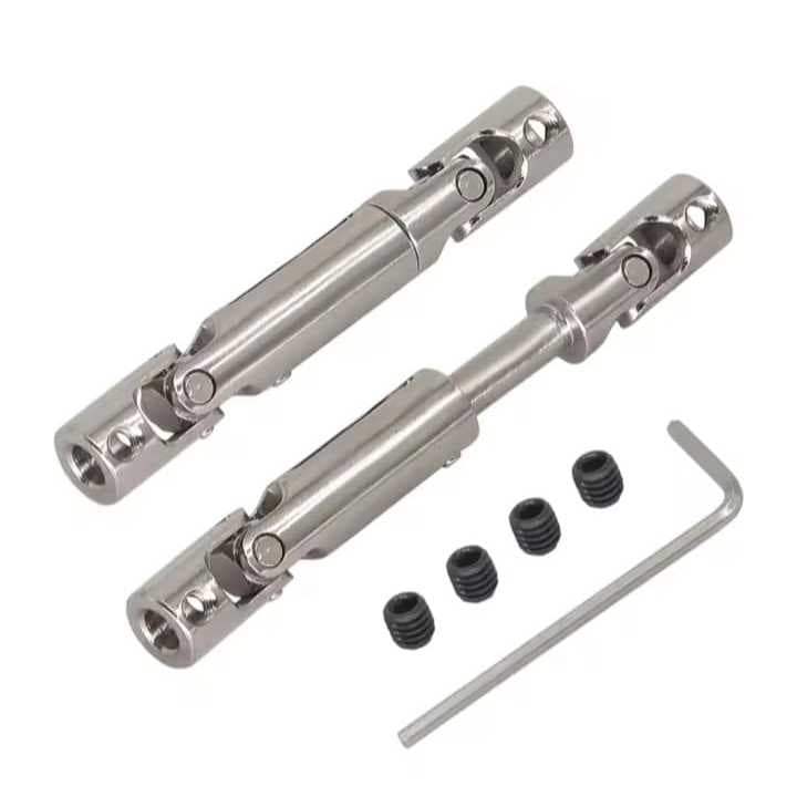 Cardan Eixo de Transmissão de Aço Para Crawler MN 78 e MN82 RC 1:12 69-93mm