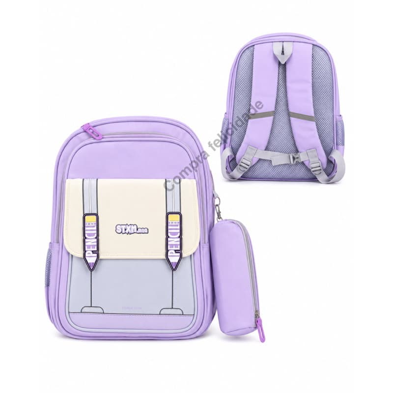 Mochila Escolar Infantil Menino Menina Casual Desenho