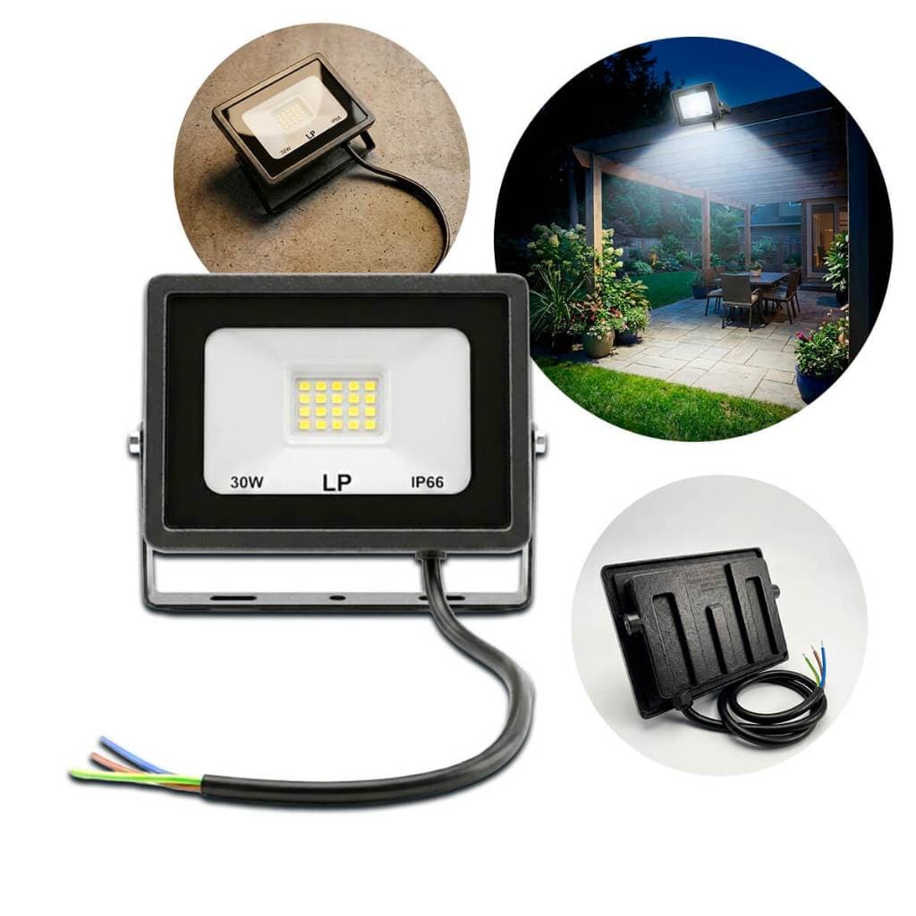 Refletor LED Bivolt 20W, 50W, 100W com Sensor de Presença e Alumínio Resistente