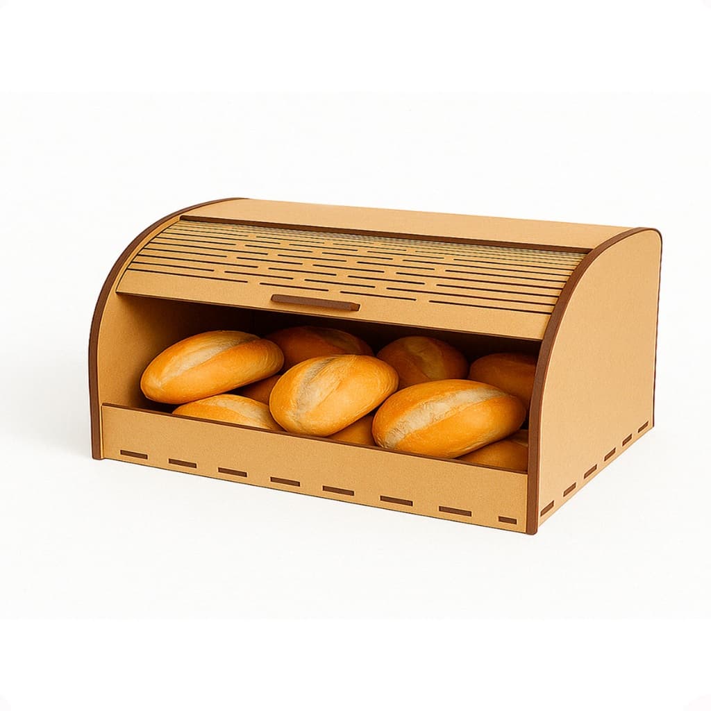 CESTO DE PÃO MDF CRU
