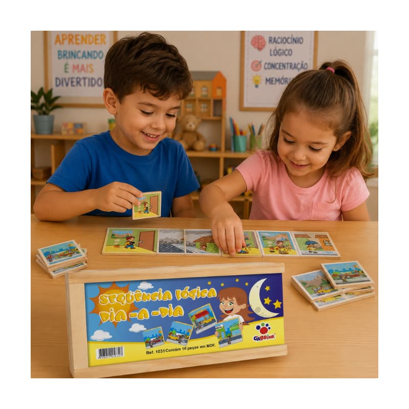 Estimule o Raciocínio Lógico Todos os Dias jogo sequência lógica dia a dia aprender brincando é muito divertido