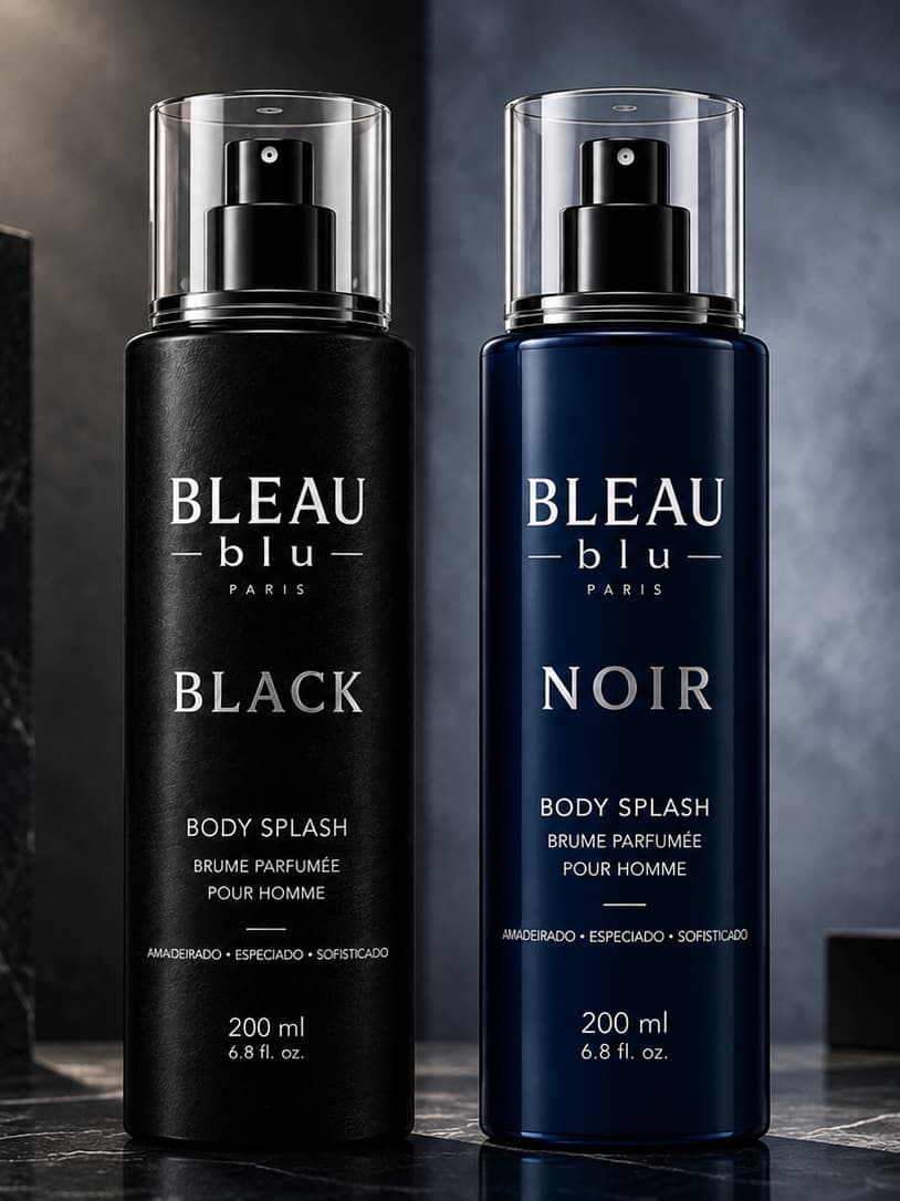 Kit Malbeck Black & Noir | Body Splash Masculino | 200ml cada