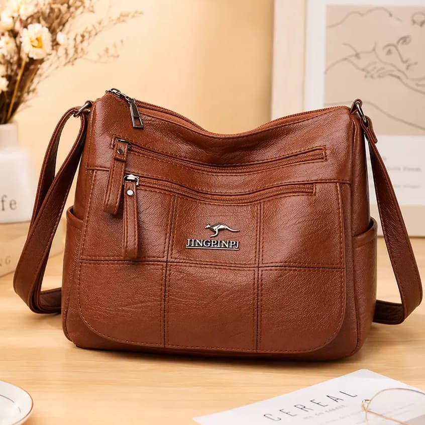 Bolsa Tiracolo Feminina Moderna Em Couro Pu Moda Bolsa De Ombro Pronta Entrega