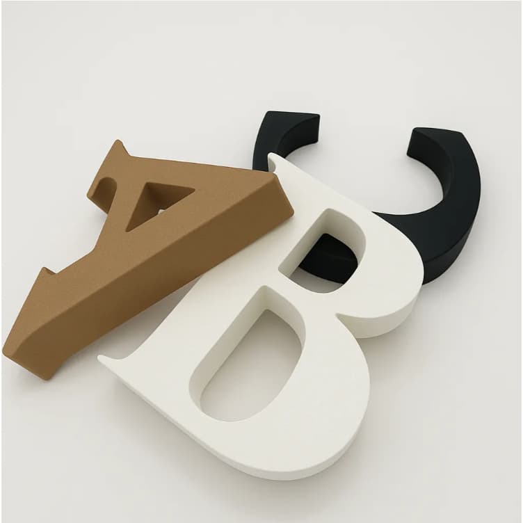 Letra Decorativa 3D Personalizada | Inicial para Parede, Porta e Decoração