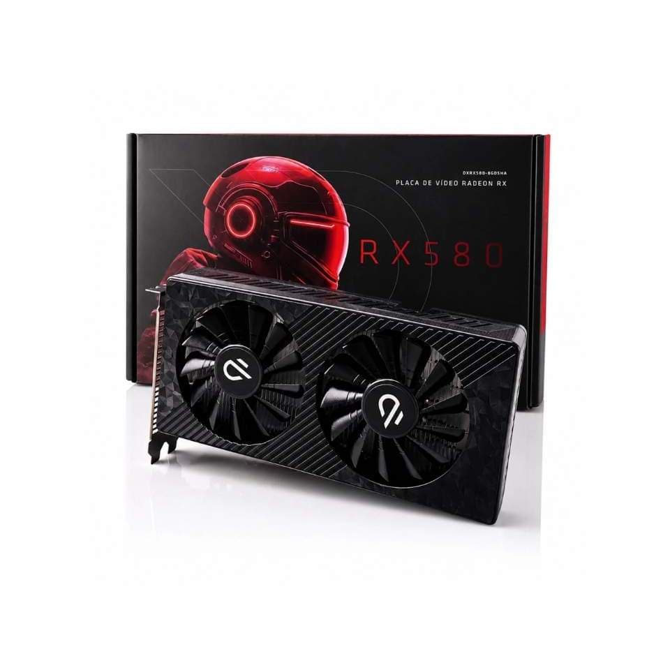 VGA PCI-e AMD Radeon RX 580 DUEX 8GB DDR5 256 bits [DX RX580-8GD5HA] (DVI-D/HDMI/DP)