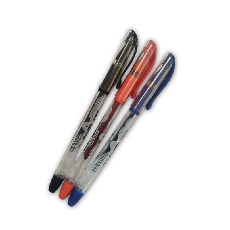 Caneta Gel BIC Gelocity 0.5mm 3 cores Tinta Azul Preta Vermelha Escrita Macia Original