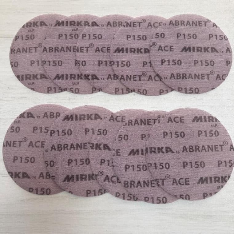 Kit Disco Lixa Tela Mirka Abranet Ace 225mm 9 Polegas - abrasivo de alta performance