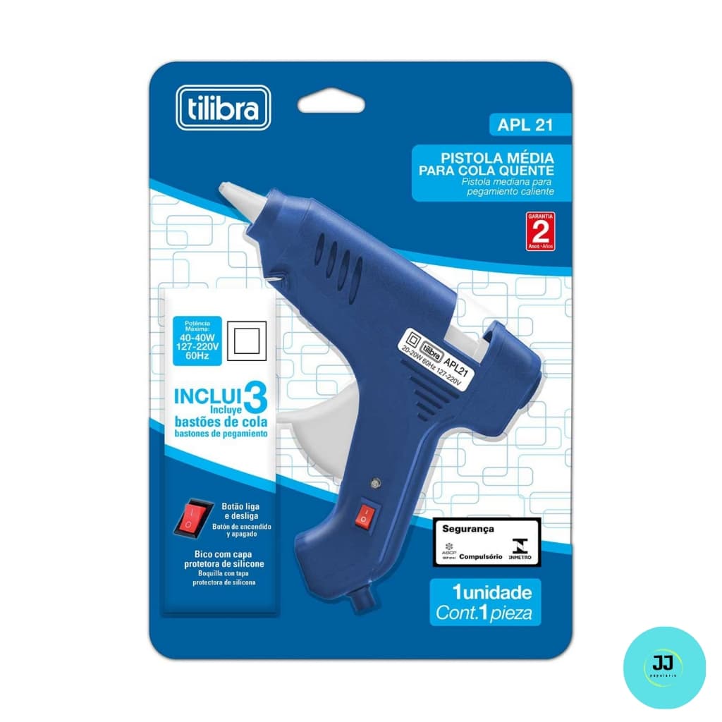Pistola Para Cola Quente Média Tilibra APL 21 - 40W Bivolt