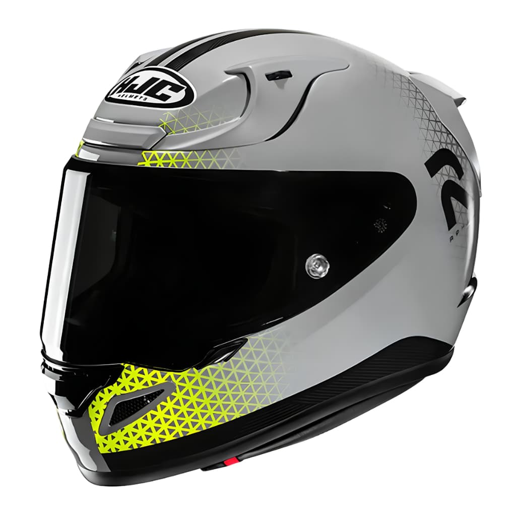 Capacete HJC RPHA 12 Enoth Cinza Verde Capacete Moto Integral Fechado Viseira Cristal Original Premium