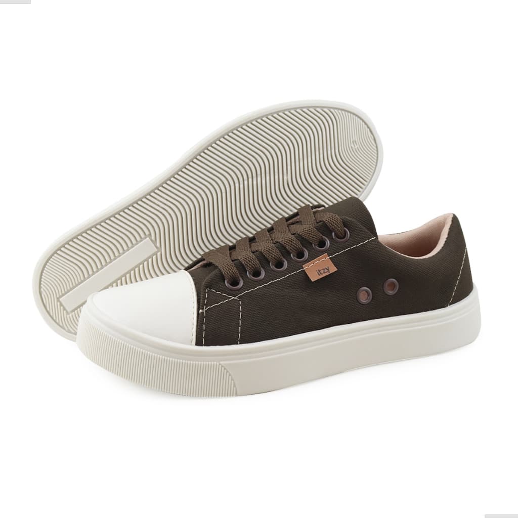 Tênis Feminino Casual em Lona Confortável Estilo Urbano