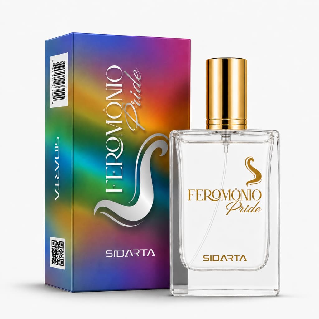 1 Perfume Feromônio Pride Sidarta | Fragrância Floral Ambarada Amadeirada!