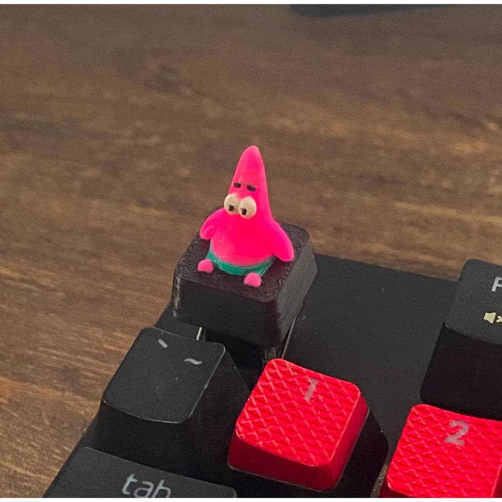 Keycap Patrick Bob Cherry MX Teclado Mecânico Gamer Geek
