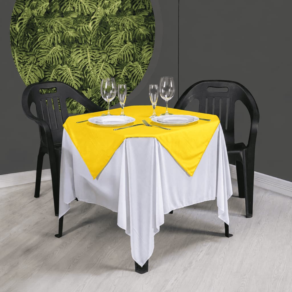Kit 10 Toalhas de Mesa Aniversário + Cobre Mancha 75x75cm Decoração