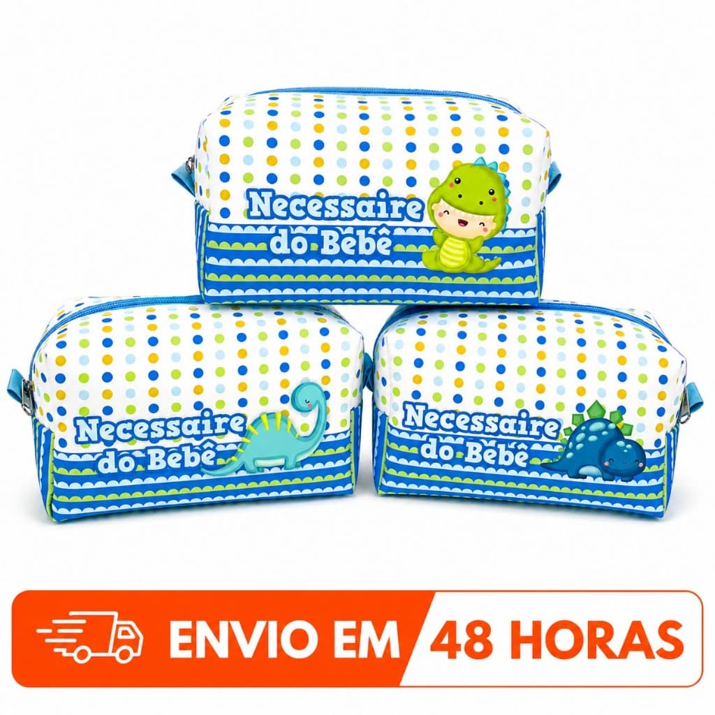 Necessáire do bebê Box organizador de bolsa Mickey baby Pluto Pateta e Dino Baby