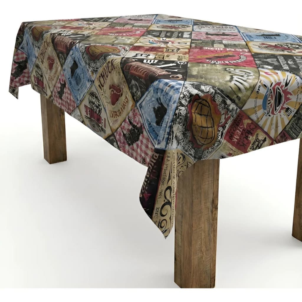Toalha Plástico Mesa Estampa Churrasco Impermeável 2,00x1,40