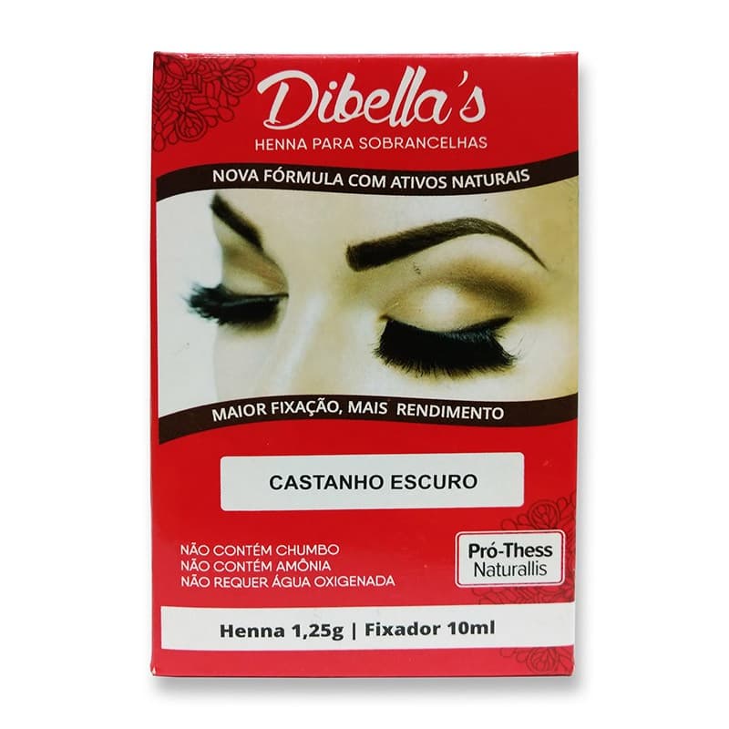 Dibella's Henna Para Sobrancelhas Com Maior Fixador