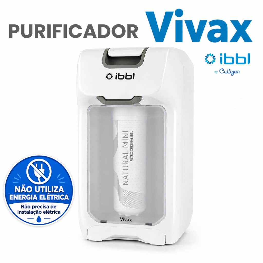 Purificador de Água Viváx IBBL Água Natural Não Refrigerado Branco