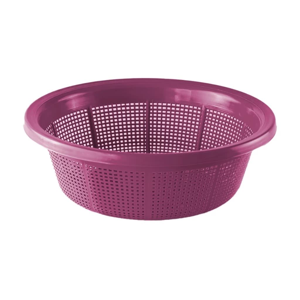 Kit 4 Escorredores de Arroz e Macarrão Lava Tudo Plástico Cores Sortidas