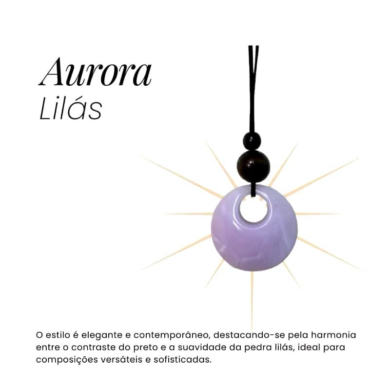 Colar Aurora Lilás - Rosetta