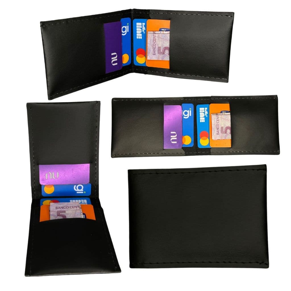 Promoção kit 70 Carteira Slim Masculina Feminina Porta Cartão Lembrança Atacado