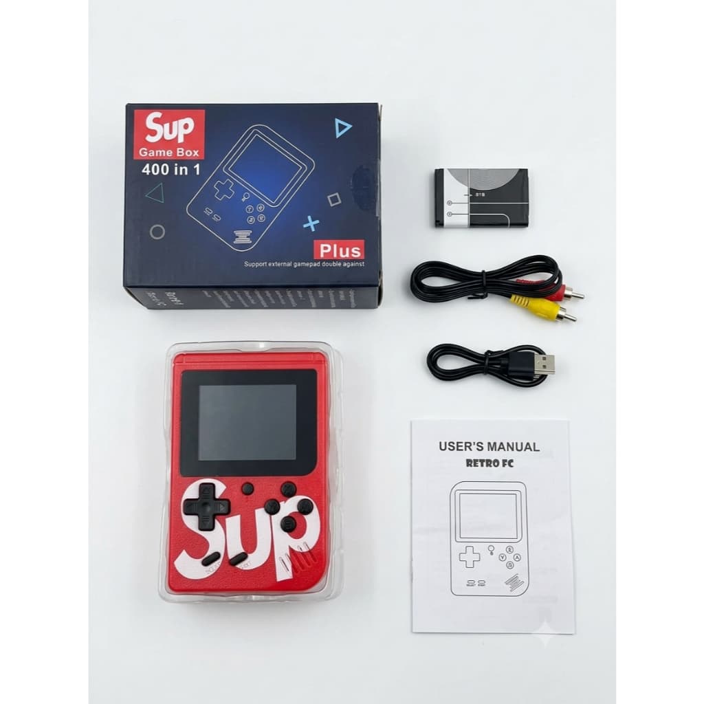 Mini Video Game Sup Game Box 400 Jogos Em 1 Portátil Jogos Antigos