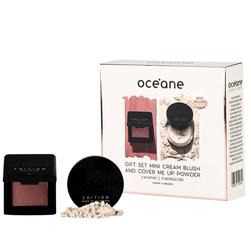 Kit  Presente Océane Edition Mini Blush Cremoso + Pó Solto