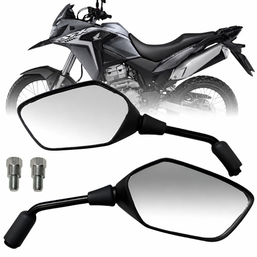 Par Espelho Retrovisor Xre 300 2009 a 2024 Com Alongador
