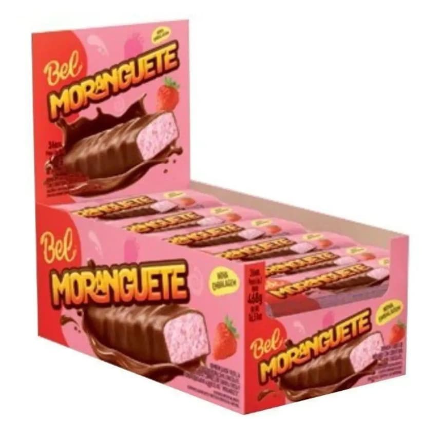 CHOCOLATE MORANGUETE 13g C/ 36 UNIDADES - BEL