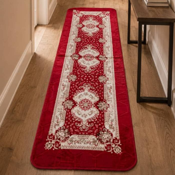 Passadeira FLORAL INDIANO  – Acabamento em Viés Premium Antiderrapante 2,00m x 0,60cm