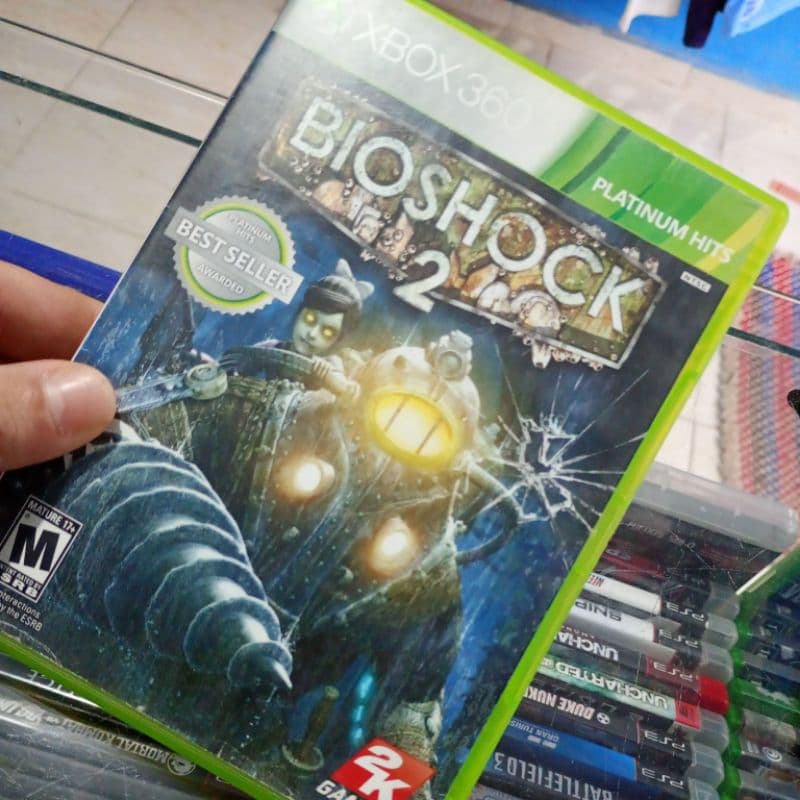 JOGO BIOSHOCK 2 XBOX360 MÍDIA FÍSICA SEMI NOVO