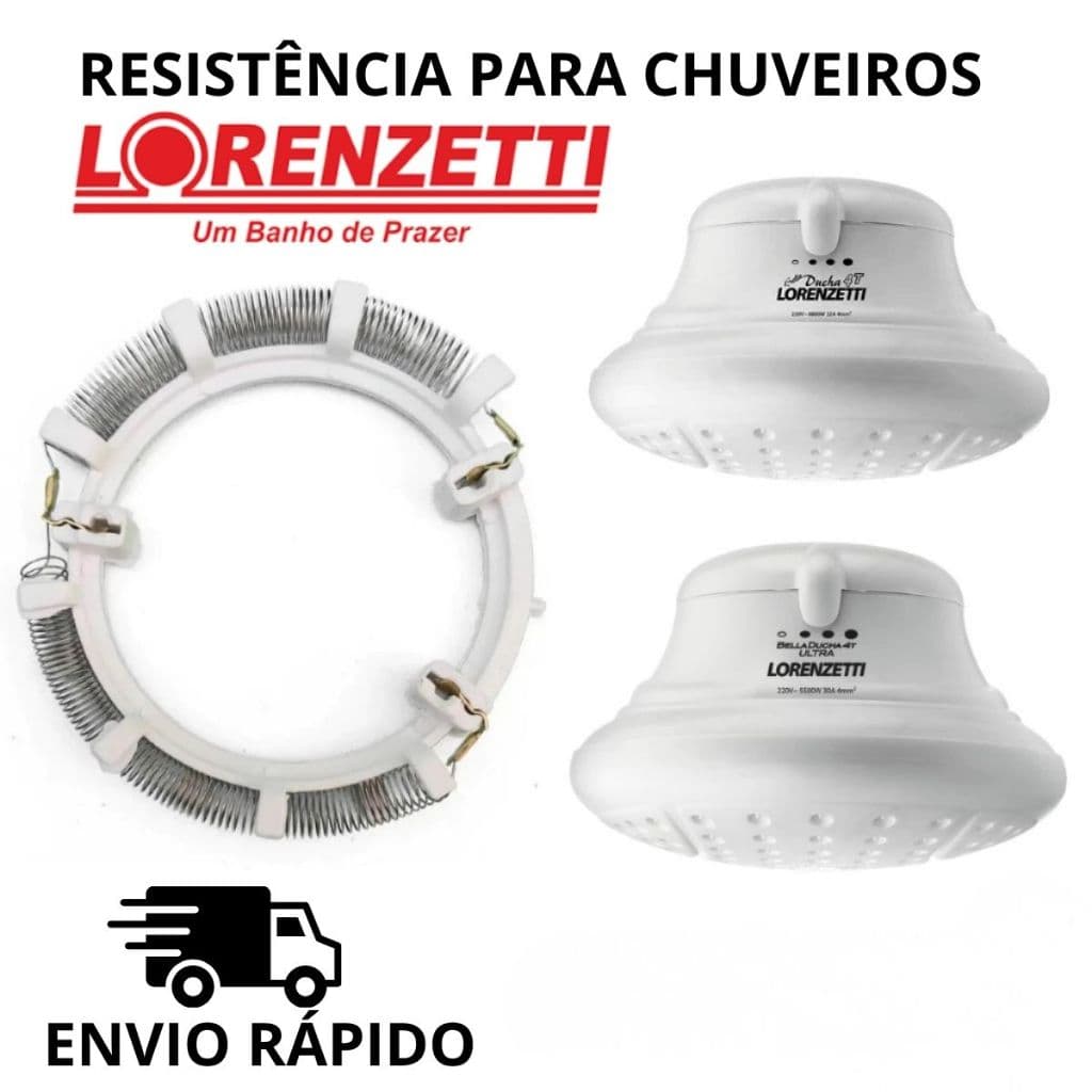 Resistência Bella Ducha Ultra Chuveiro Lorenzetti 5500w 127v