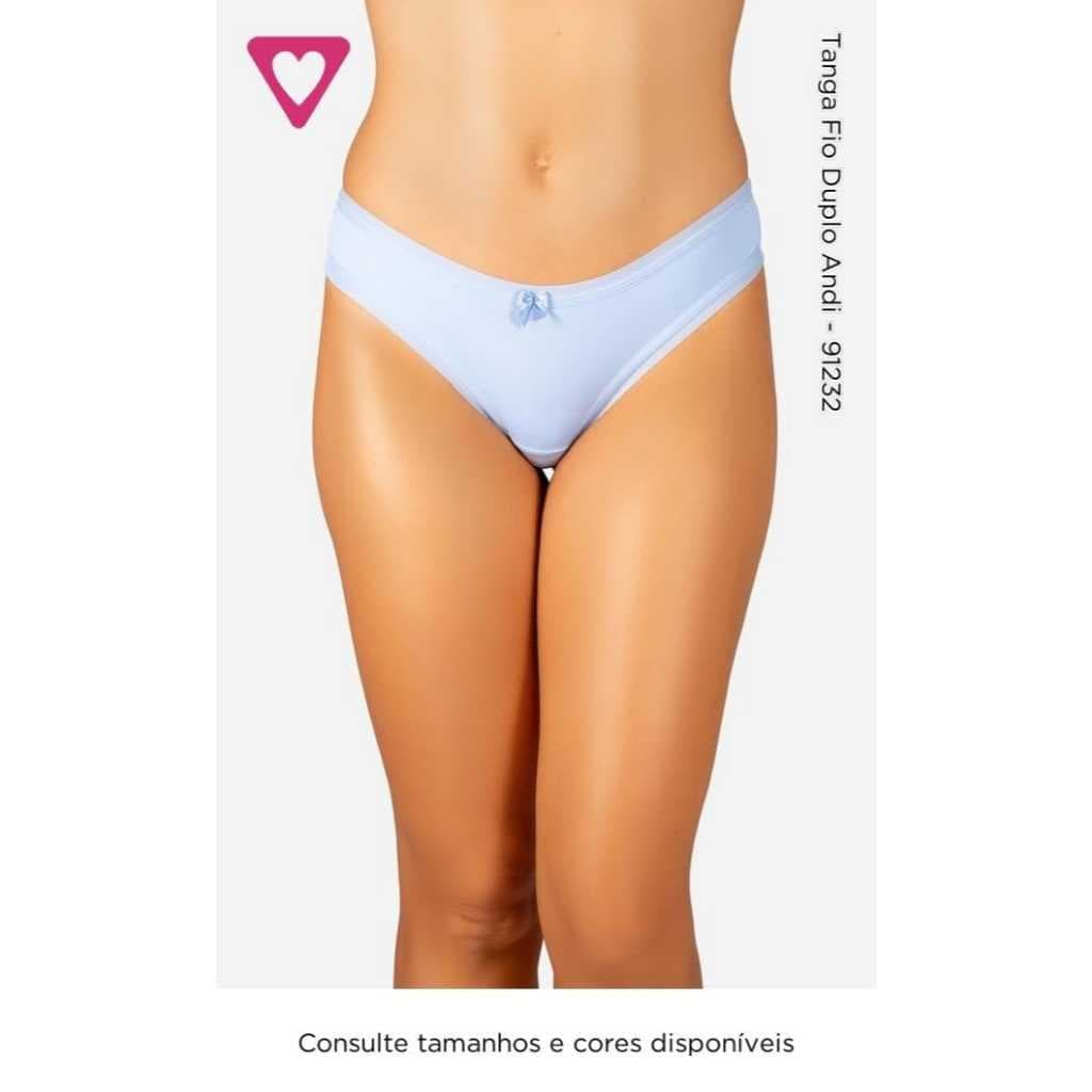 💖 Tanga Fio Duplo Andi Romance\Favorita Original | LEIA A DESCRIÇÃO