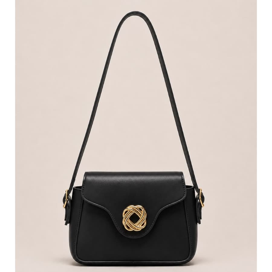 Bolsa Feminina Tiracolo Varias Cores com Fecho Dourado Estilo Premium