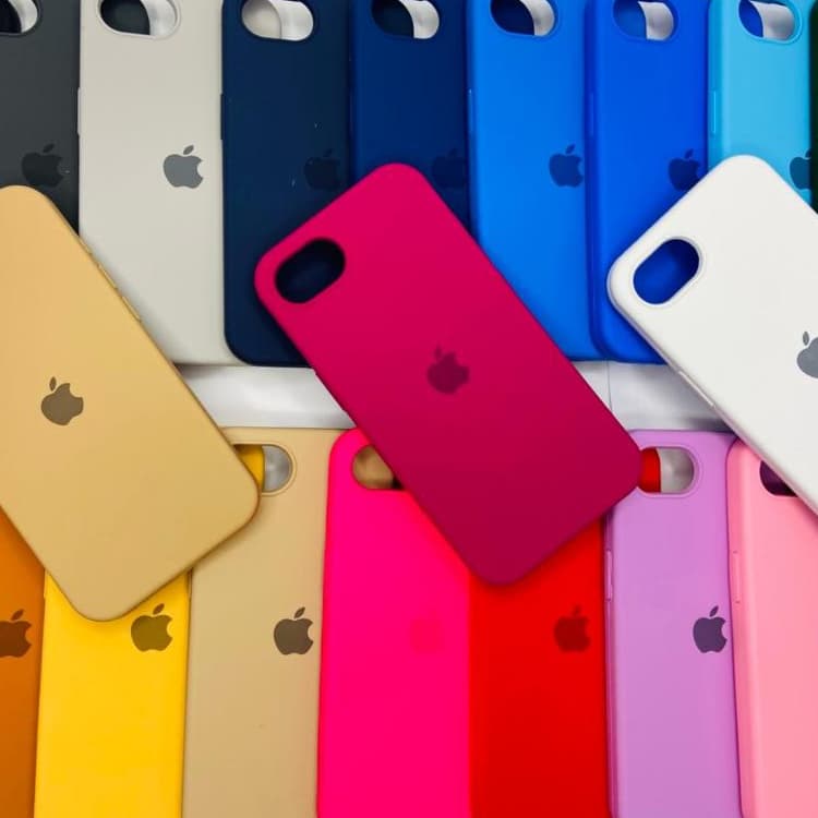 CAPA CAPINHA CASE PARA IPHONE 16E e 17E NORMAL A SILICONE INTERIOR AVELUDADA COM CÂMERA ABERTA