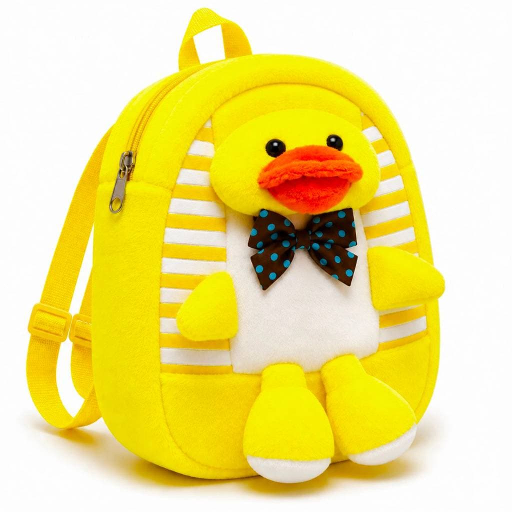 Mochila Infantil de Pelúcia Animais Menino Menina Bebê Criança
