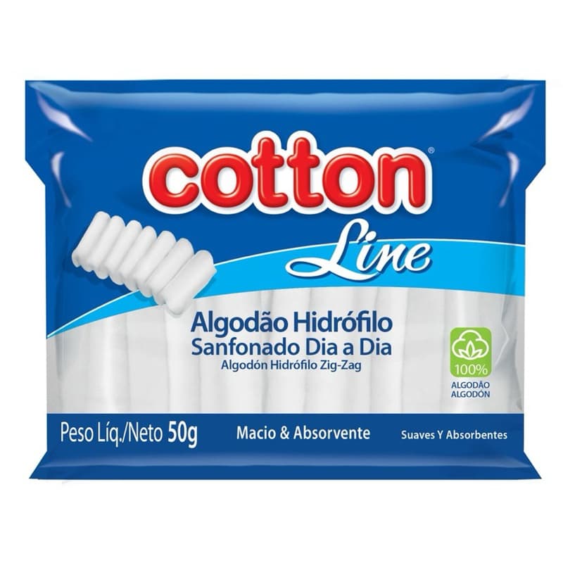 Algodão Hidrófilo Sanfonado Dia a Dia Cotton