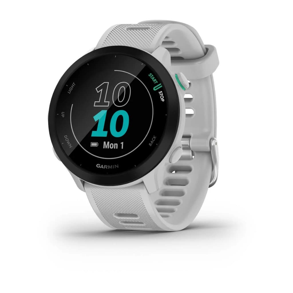 Relogio Smartwatch Garmin Forerunner 55 42MM Monitor Cardíaco GPS Corrida Original Envio Imediato! Cor Branco