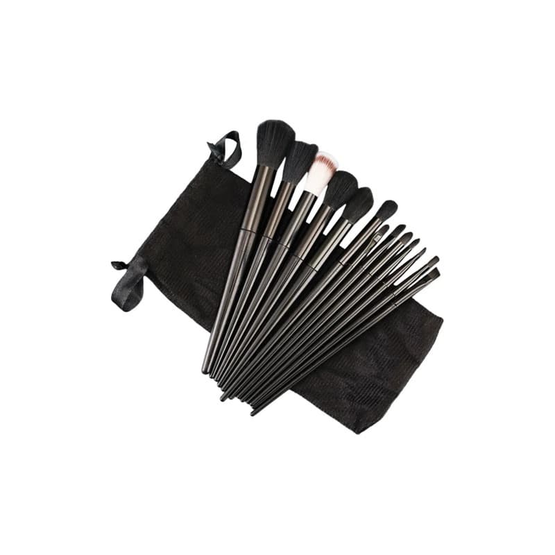 Kit 13 Pincéis De Maquiagem Profissional Completo + Bolsa Capa Necessaire - Cores Variadas