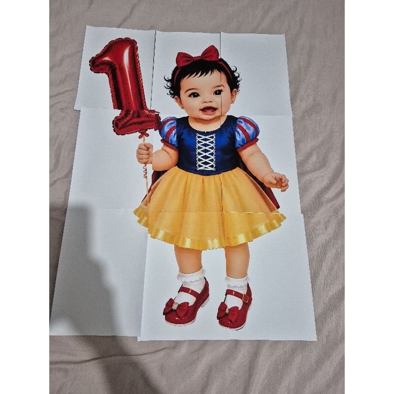 Display Decorativo 60cm para Festa em Papel Fotográfico glossy adesivo 130g – Monte Você Mesmo