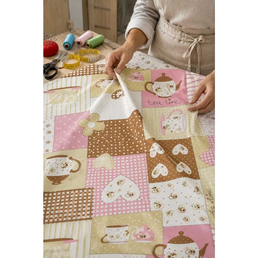 Tecido Oxford /Gorgurinho  Estampado Decorativa (1,50M x1,50M)Para Costura Artesanato