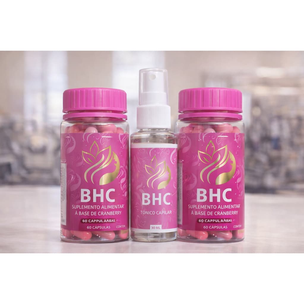 Vitamina Para Cabelo BHC Hair Original Cápsulas