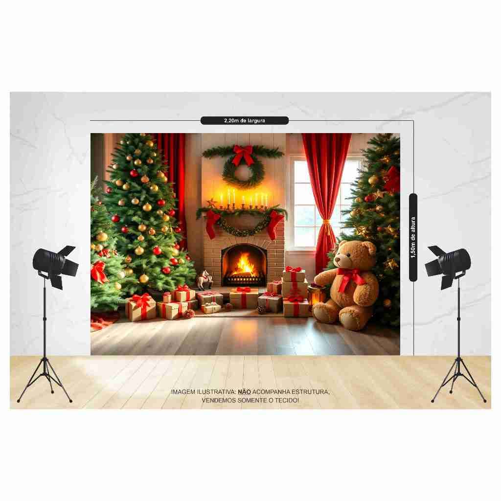 Fundo Fotográfico NATAL/FESTA JUNINA 2,20x1,58 Painel NATALINO Tecido Sublimado Várias Estampas
