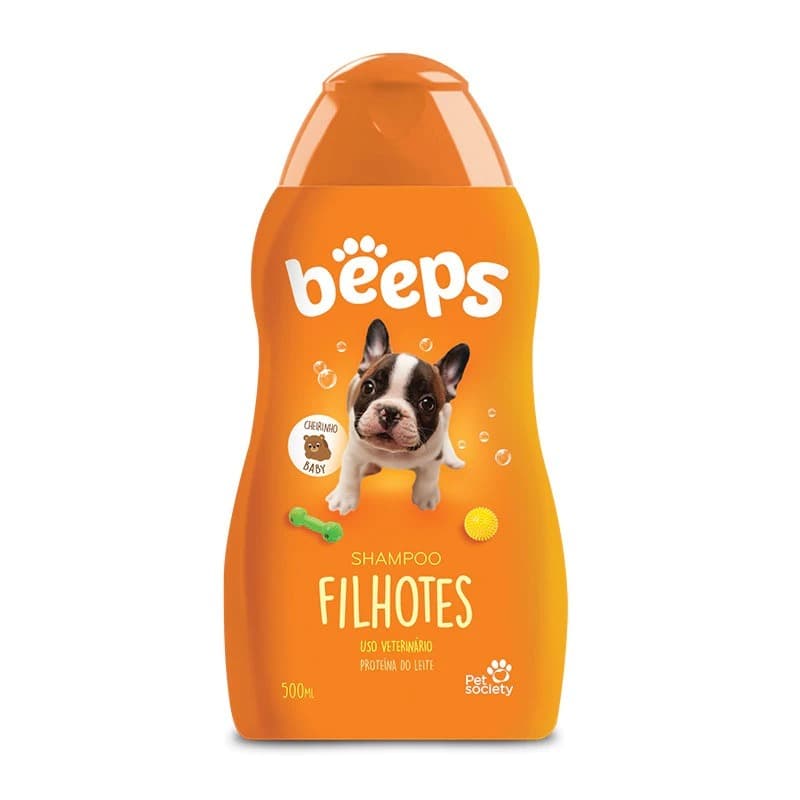 Shampoo para Cães Filhotes Beeps Pet Society - 500ml